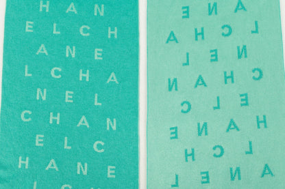 Écharpe verte Chanel