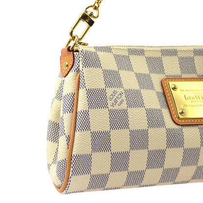 Louis Vuitton 2009 Damier Azur Eva 2way Shoulder HandBag N55214