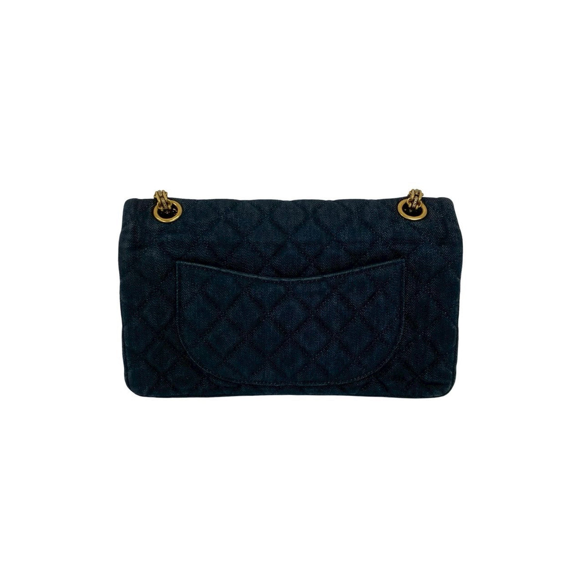 Chanel 2.55 Matelasse Denim Shoulder Bag