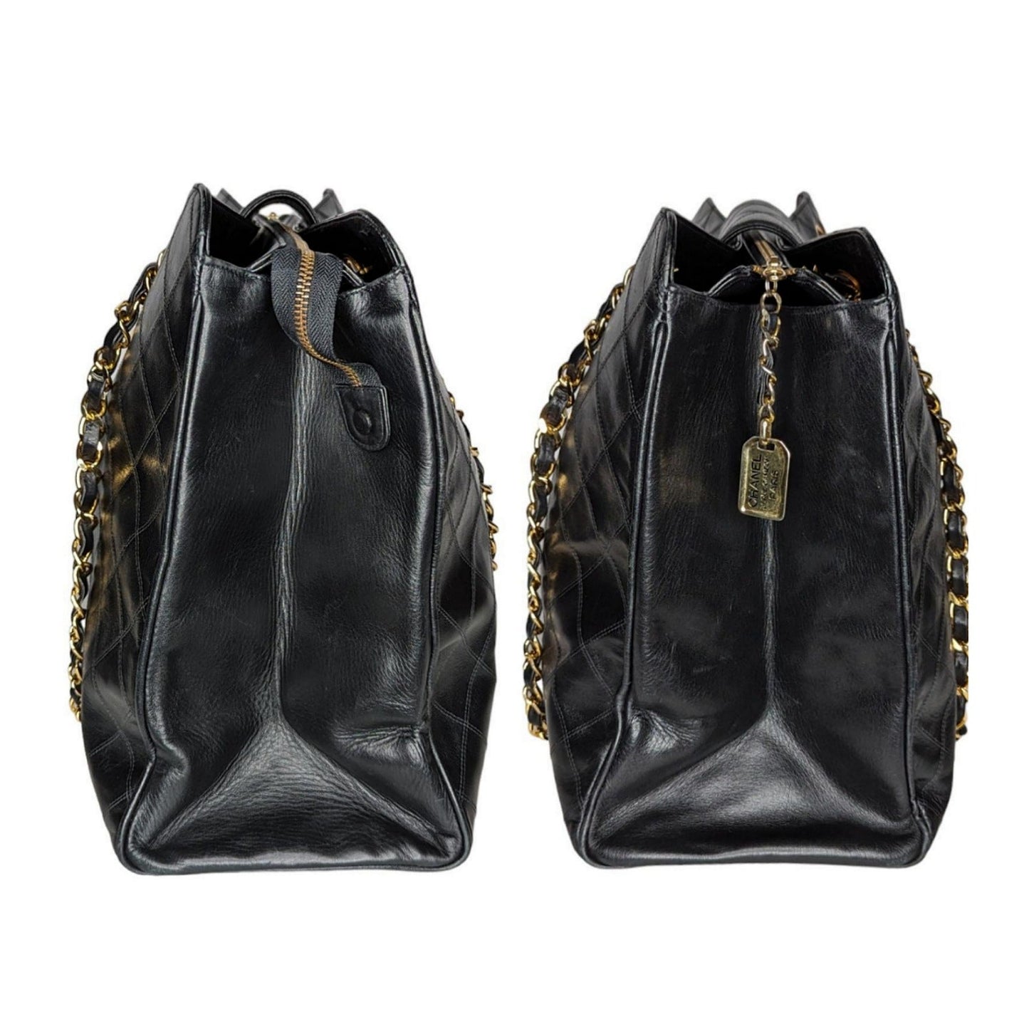 Chanel Vintage Calfskin Stitched XL Supermodel Tote