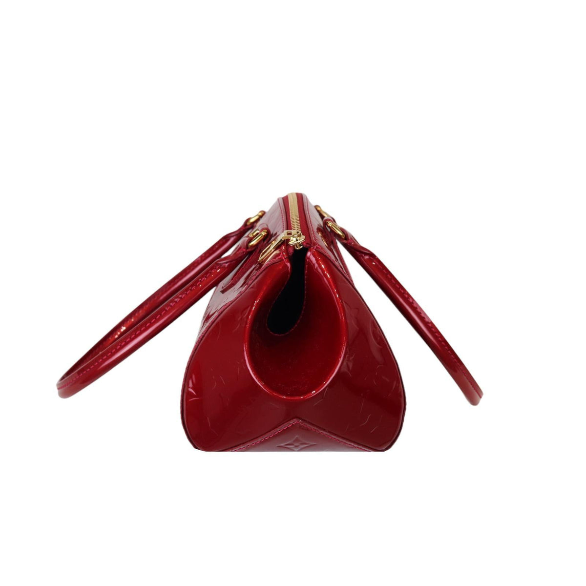 Louis-Vuitton Vernis Sherwood PM Monogram Red GHW
