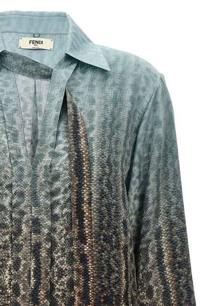 Fendi Women Animal Print Shirt