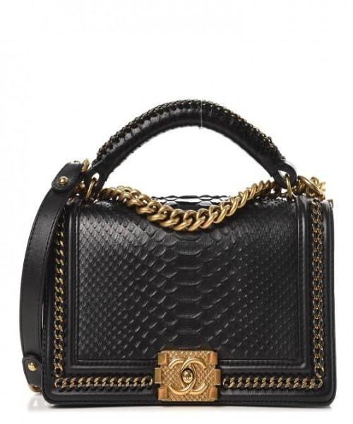 Chanel Medium Boy HandBag Black