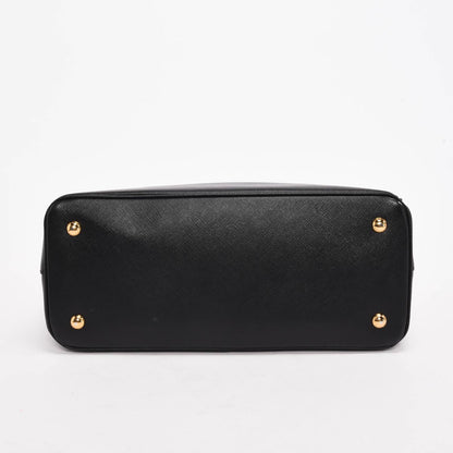 Prada Black Saffiano Lux Medium Galleria Tote