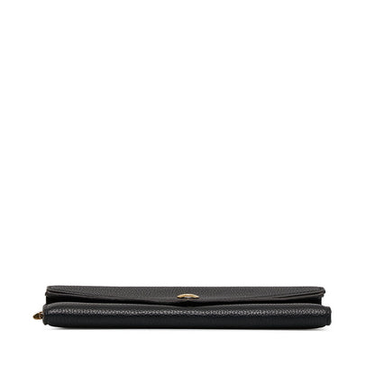 Louis Vuitton Monogram Portfolio Double V Long Wallet M64319 Black Brown PVC Leather  Louis Vuitton