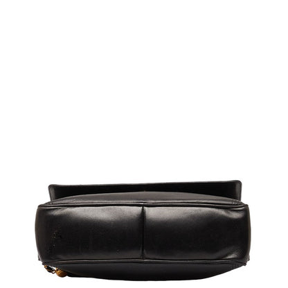 Chanel Coco Fringe One-Shoulder Bag Black Leather  Chanel