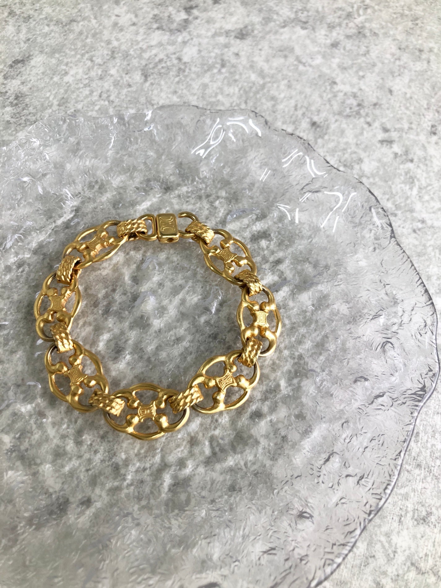 CELINE  Bracelet Gold Vintage zp5bm5
