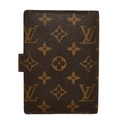 Louis Vuitton Monogram Agenda PM Koala Handbook Cover R21013 Brown PVC Leather  Louis Vuitton