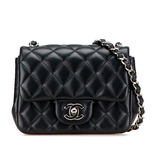 Chanel Coco Mark Matelasse Lambskin Shoulder Bag