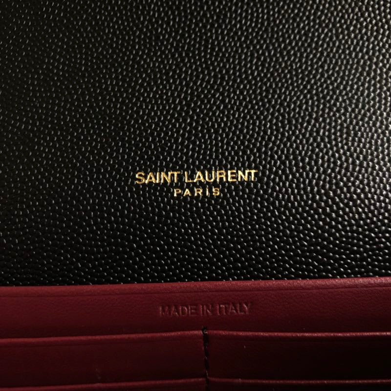 Yves Saint Laurent Cassandra Flap-Front Crossbody Bag Black