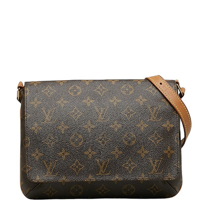 Louis Vuitton Monogram Muset Tango Short Shoulder Bag M51257 Brown PVC Leather  Louis Vuitton