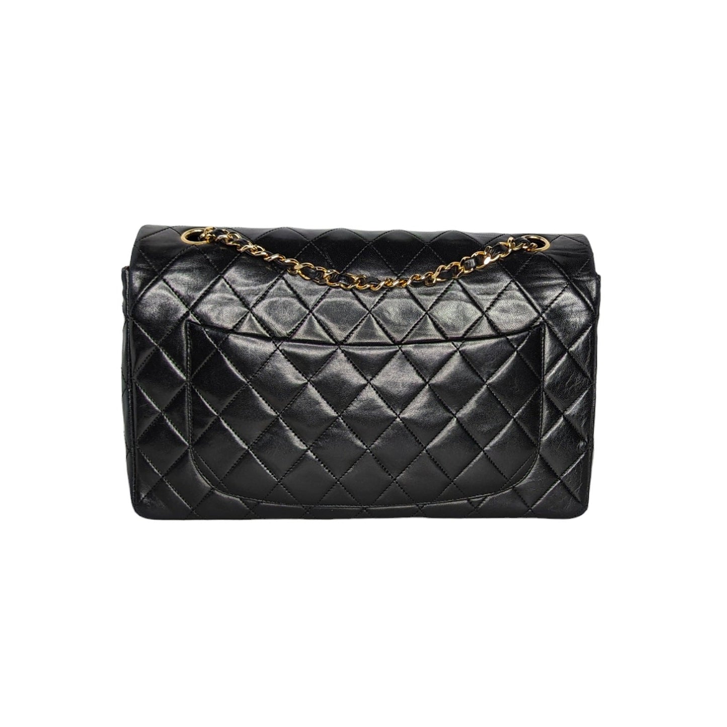 Chanel Vintage Classic Quilted Lambskin Medium Single Flap with Wallet