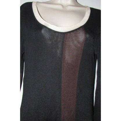 Fendi Brown Velvet And Wool Crepe Color Block Long Casual Maxi Dress