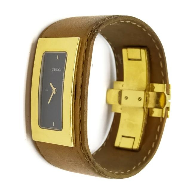 Gucci Gold Camel Black Watch