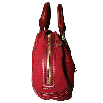 Burberry PRORSUM Prorsum Dark Red Shrimpton Tote