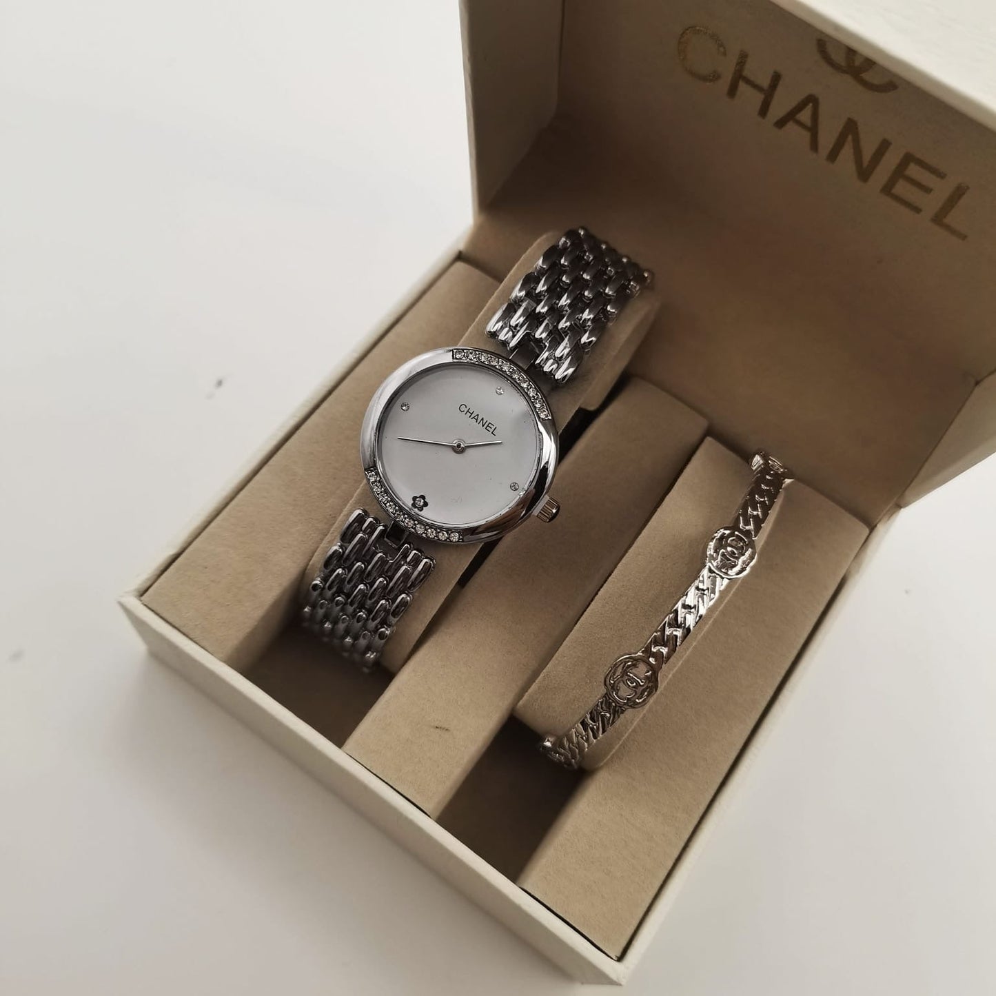 Chanel Watch and Bangle Set