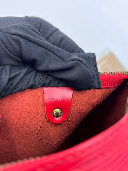 Louis Vuitton Epi Leather Speedy Vintage - Red Handle Bags, Handbags AG266O