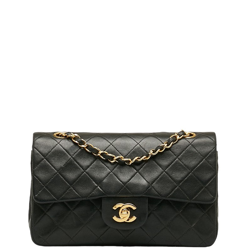 Chanel Matrace 23 Cocomark Double Flip Chain houlder Bag Black   CHANEL