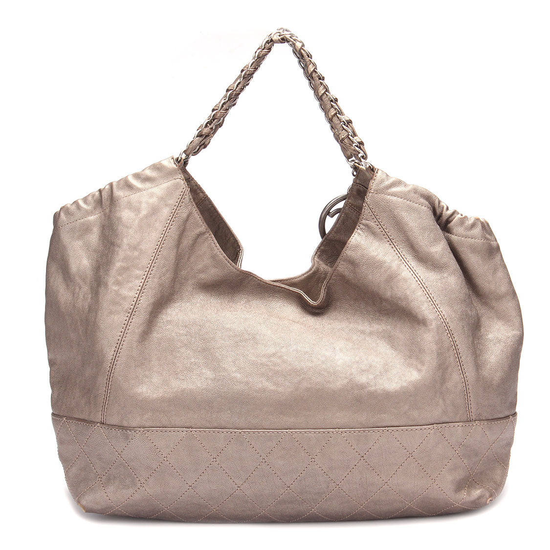 Chanel Coco Cabas Tote Leather Tote Bag in Good condition