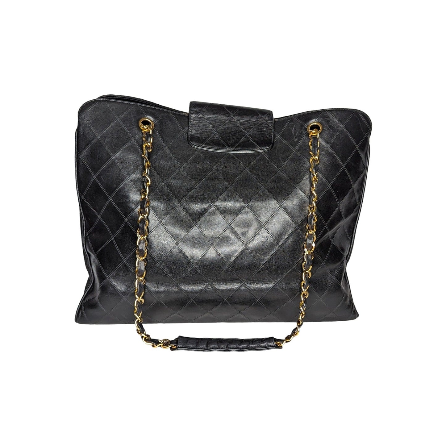 Chanel Vintage Calfskin Stitched XL Supermodel Tote