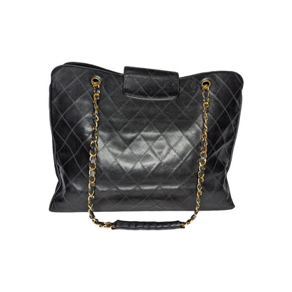 Chanel Vintage Calfskin Stitched XL Supermodel Tote
