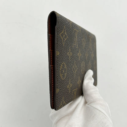 Louis Vuitton | Bags | Louis Vuitton Long Wallet Porte Chequier Double Monogram Canvas lv8806vd