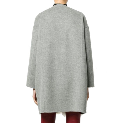 Fendi Fur Trim Cashmere Coat Women