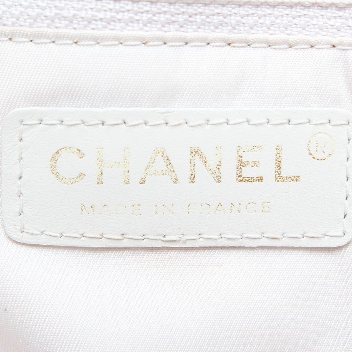 Chanel New Travel Line Tote Bag Canvas Tote Bag in Good condition