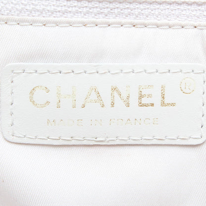 Chanel New Travel Line Tote Bag Canvas Tote Bag in Good condition