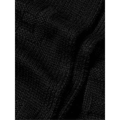 Fendi FF Karl Nero Jacquard Wool Scarf