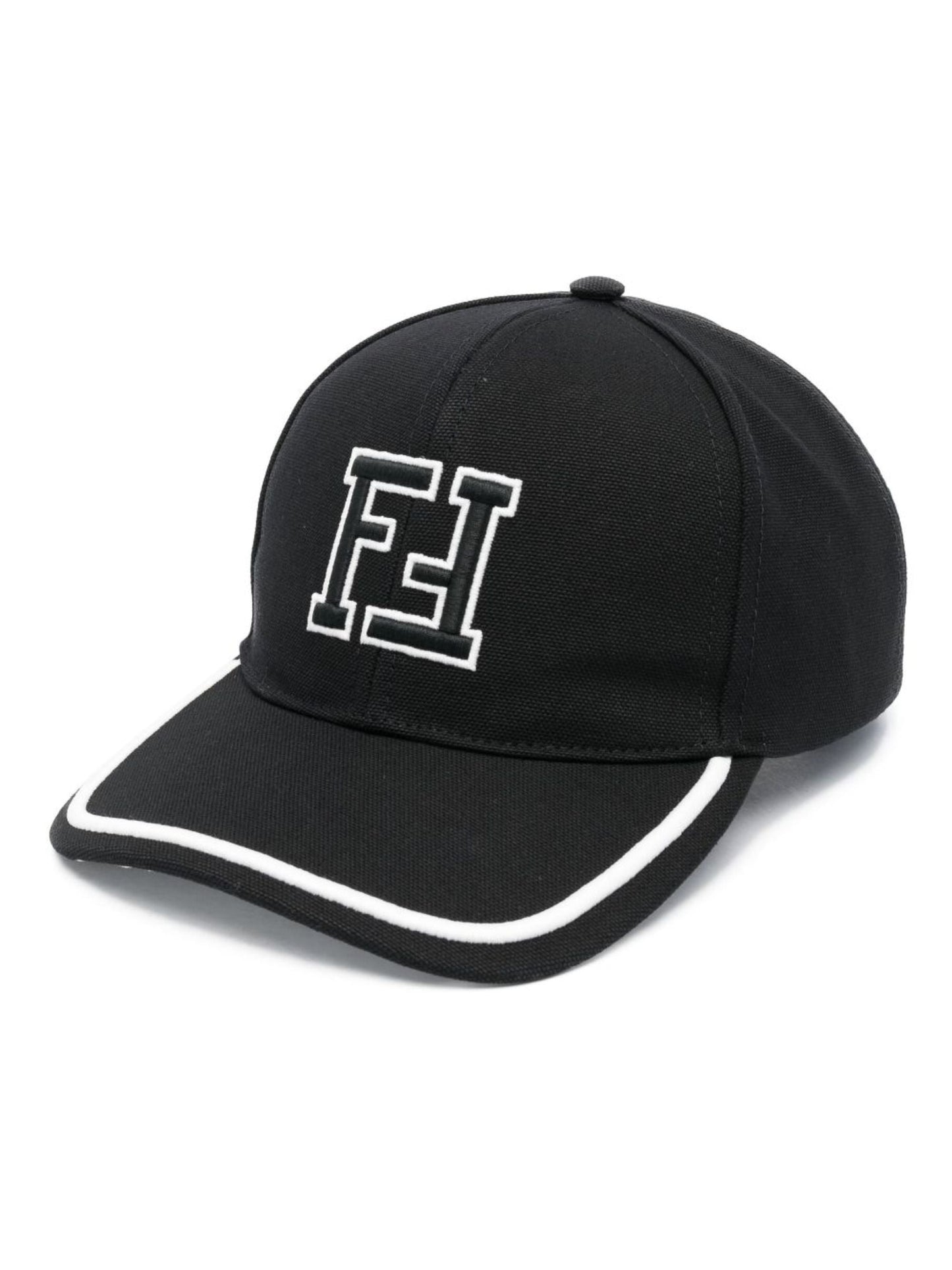 FXQ983ANOK F0ZE7 BLK/WHT FENDI MEN CAP