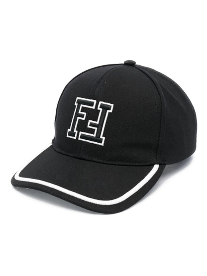 FXQ983ANOK F0ZE7 BLK/WHT FENDI MEN CAP