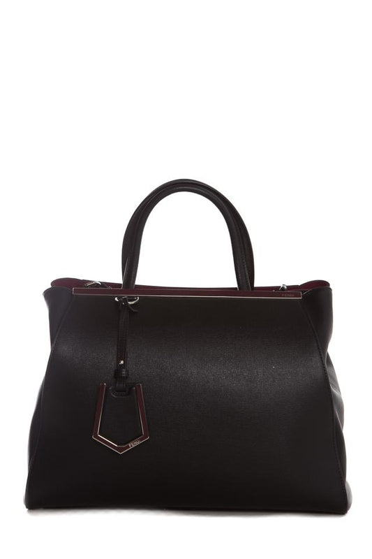 Fendi Large 2jours Black Tote