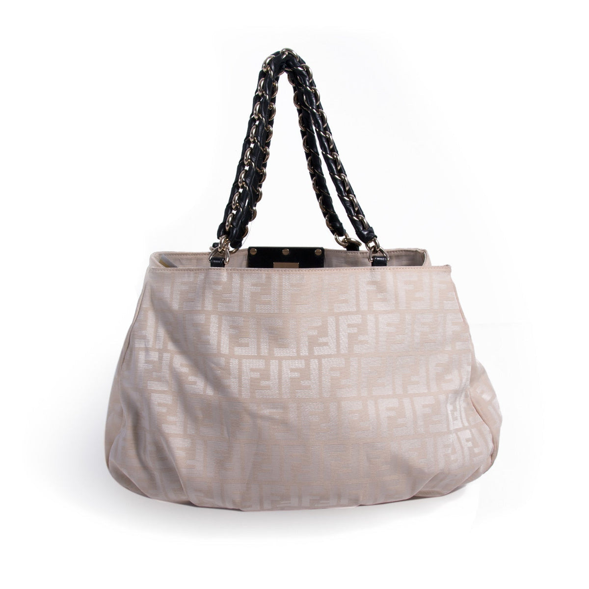 Fendi Mia Large Zucca Canvas Bag