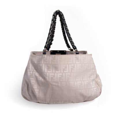 Fendi Mia Large Zucca Canvas Bag