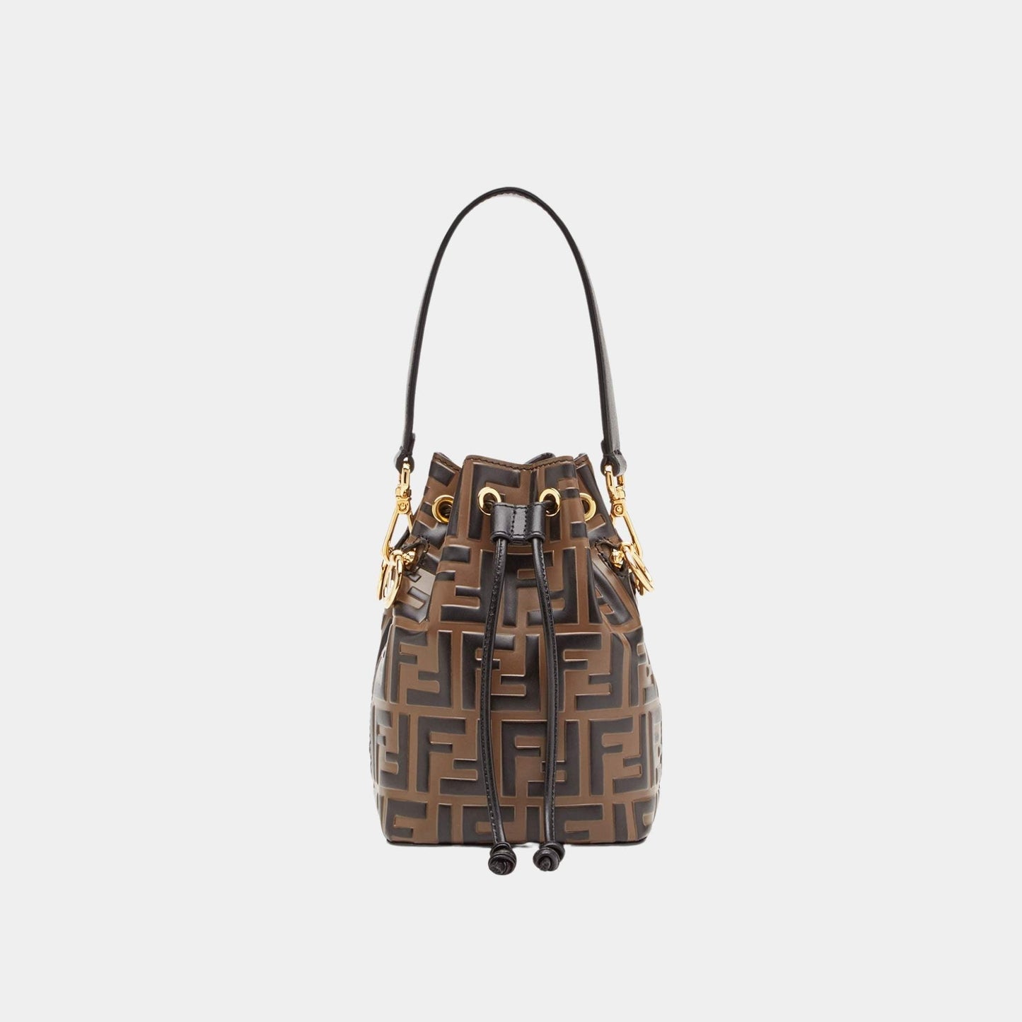 Mon Tresor Brown Leather Mini-Bag