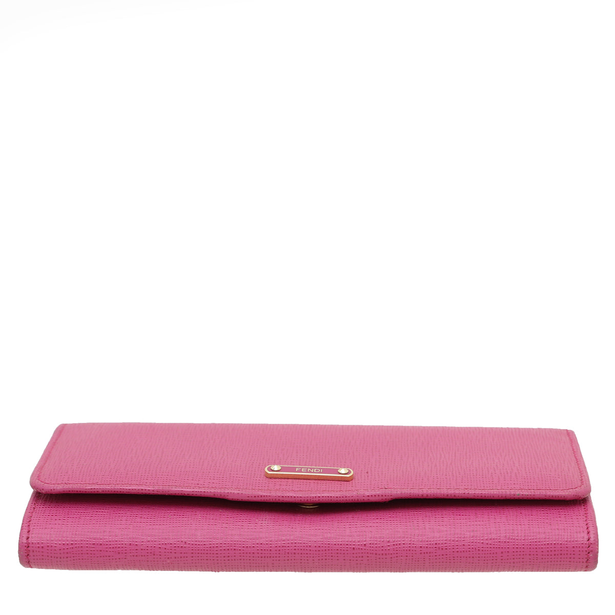 Fendi Pink Crayons Continental Wallet