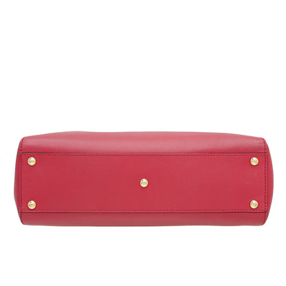 Fendi Red Iconic Peekaboo Regular Bag