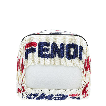 Fendi Tricolor X Fila Mania Beaded Mon Tresor Bag