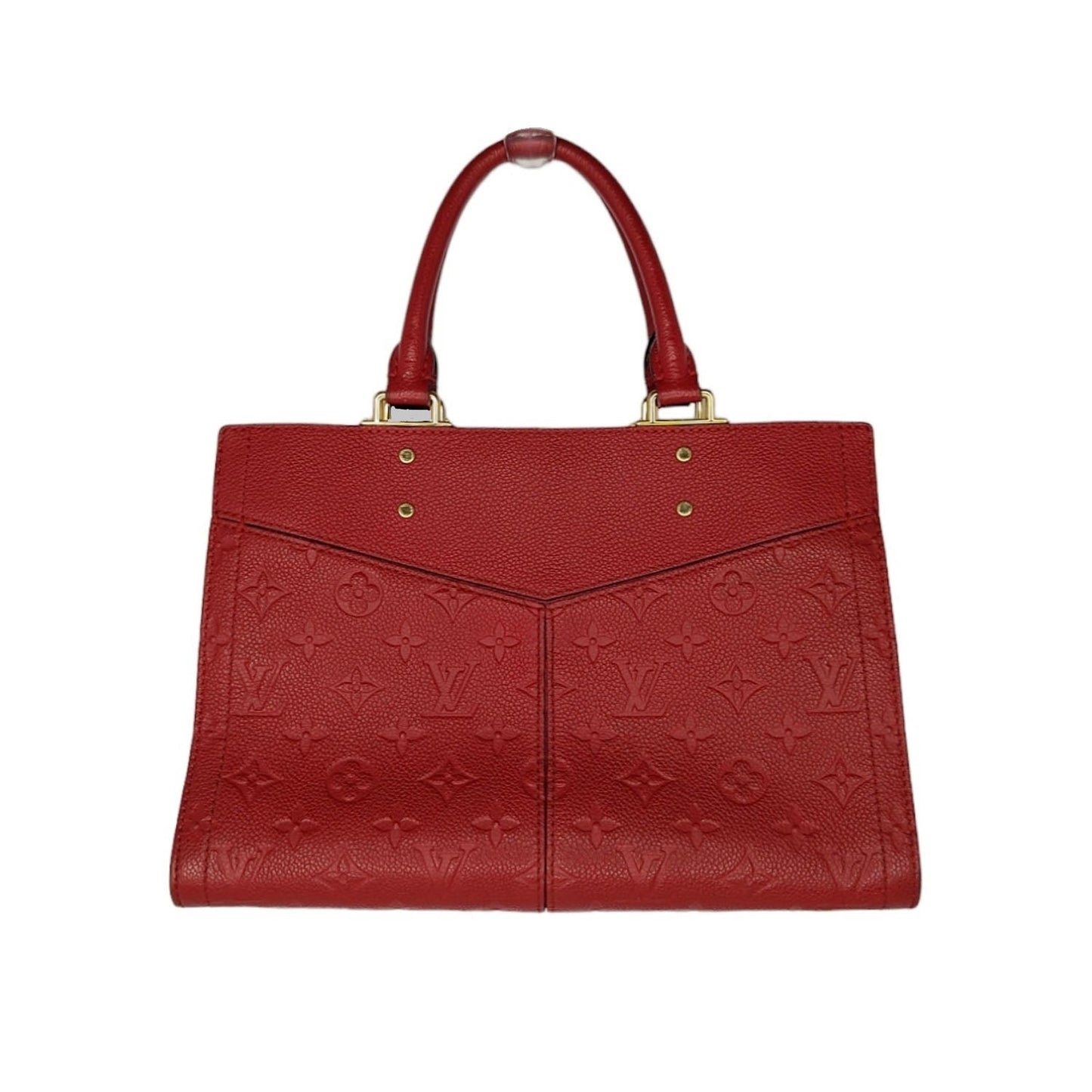 Louis Vuitton Red Monogram Empreinte Sully PM