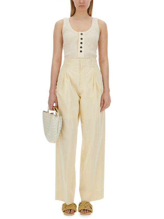 Luxury Bottega Veneta 24 ss Raise PLACKET Tank Top 779198 V3Z60 9028 B0111077103