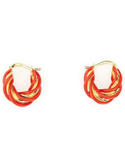Luxury Bottega Veneta 23 ss PILLAR hoop earrings 731898VAHU48822 B0040210983