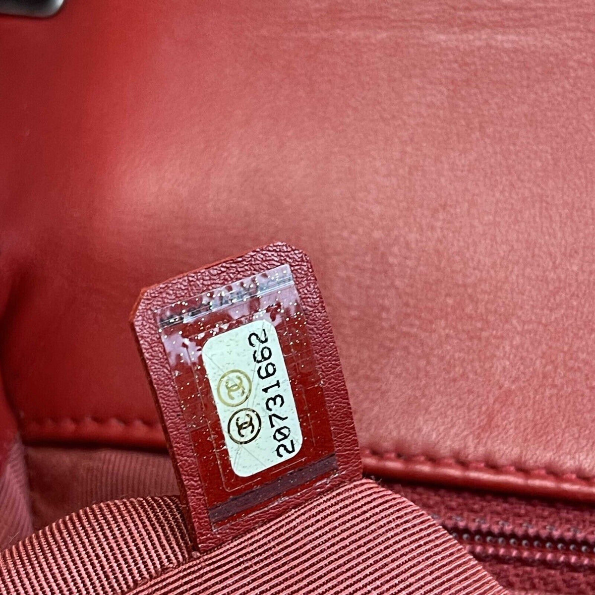 Chanel Boy New Bag Quilted Calfskin New Medium Red Crossbody Bag