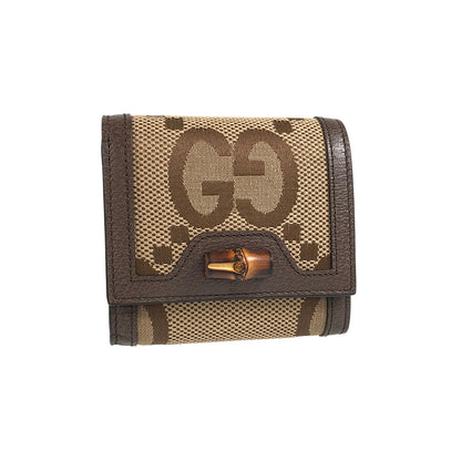 GUCCI Diana Bamboo Compact Wallet wallet