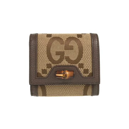 GUCCI Diana Bamboo Compact Wallet wallet