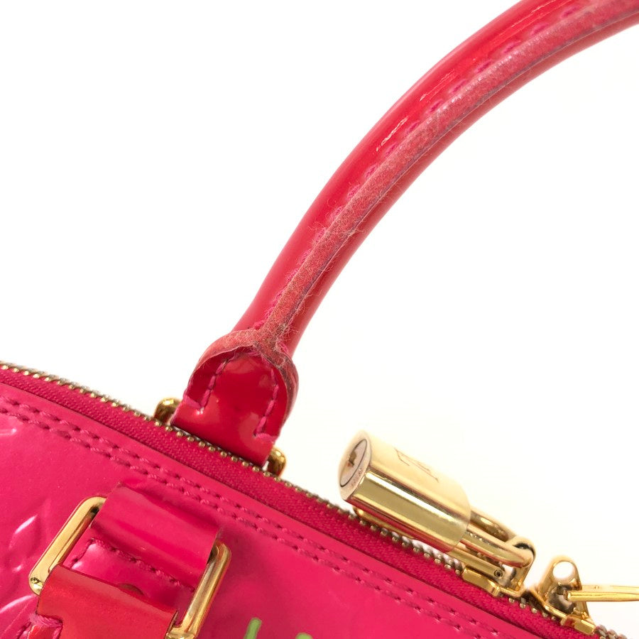 LOUIS VUITTON Vernis Rose Alma MM M93686 Hand bag