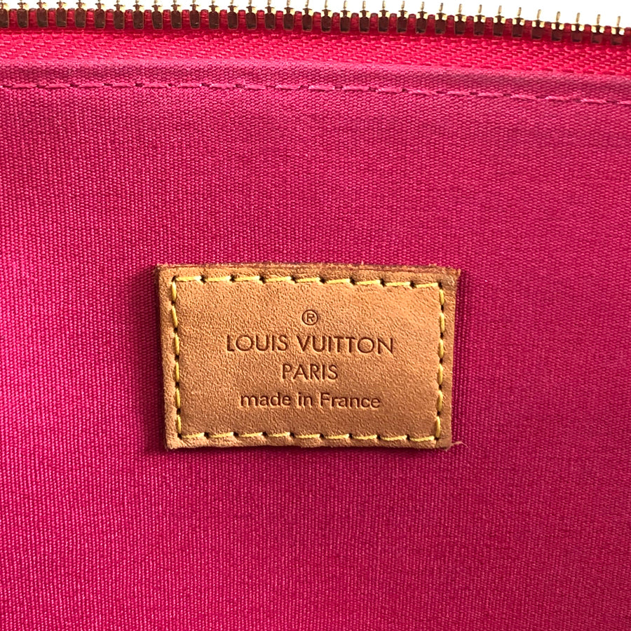 LOUIS VUITTON Vernis Rose Alma MM M93686 Hand bag