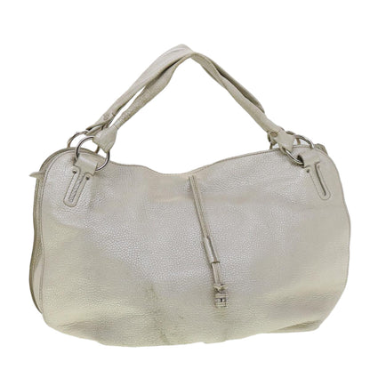 Celine Tote Bag Leather White  fm1569