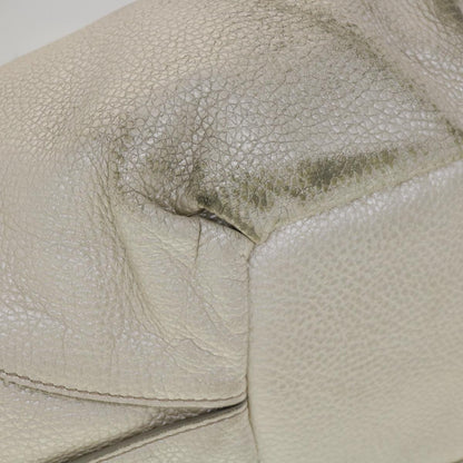 Celine Tote Bag Leather White  fm1569