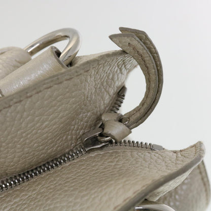 Celine Tote Bag Leather White  fm1569